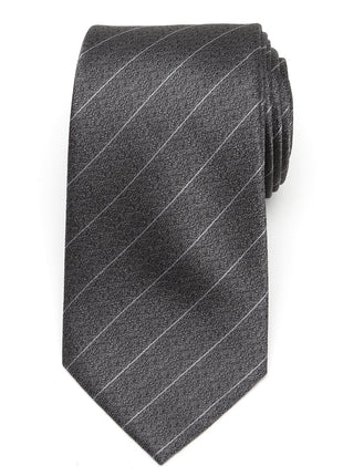 Woven Gray Stripe Men's Tie