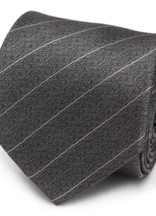 Woven Gray Stripe Men's Tie