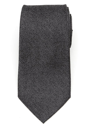 Heathered Gray Wool Men's Tie