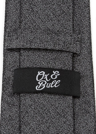 Heathered Gray Wool Men's Tie