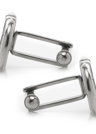 Horse Bit Stainless Steel Cufflinks