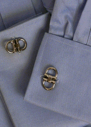 Horse Bit Stainless Steel Cufflinks