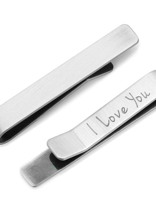 I Love You Hidden Message Tie Bar