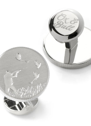 Hunter Silver Cufflinks