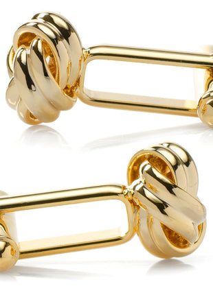 Gold Knot Cufflinks