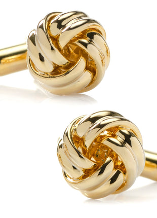 Gold Knot Cufflinks