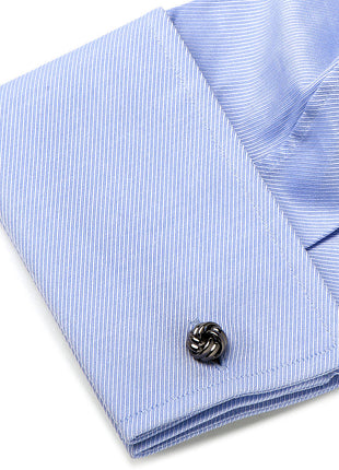 Gunmetal Knot Cufflinks