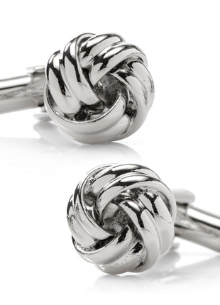 Silver Knot 5-Stud Set