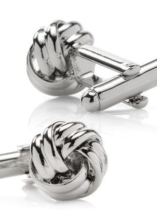 Silver Knot 5-Stud Set
