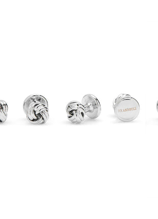 Silver Knot 5-Studs