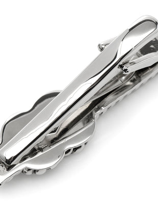 Silver Knot Rope Tie Clip