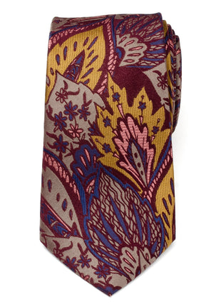 Multi Brown Patterned Men's Tie