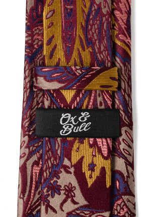 Multi Brown Patterned Men's Tie