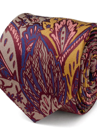 Multi Brown Patterned Men's Tie
