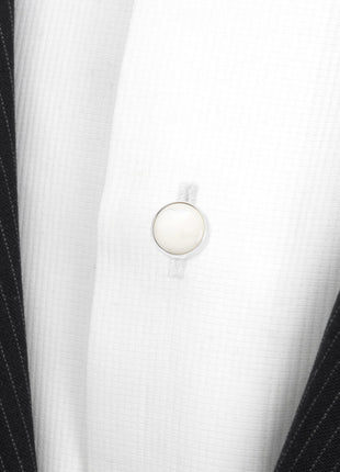 Silver and Mother of Pearl 5-Studs