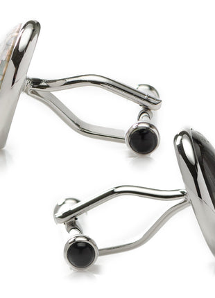 Mosaic Smoke Mother of Pearl Cufflinks
