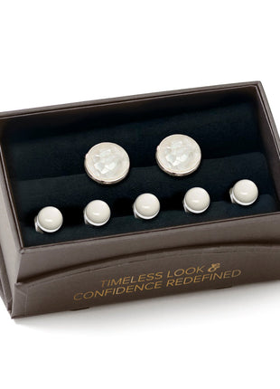 Mixed Mother of Pearl 5-Stud Set
