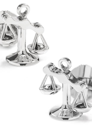 Moving Parts Scales of Justice Cufflinks