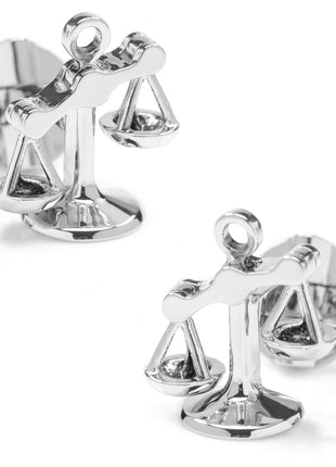 Moving Parts Scales of Justice Cufflinks