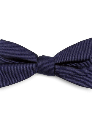 Navy Silk Bow Tie