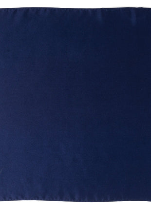 Navy Silk Pocket Square