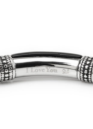 Onyx I Love You Bracelet