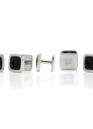 Onyx Cushion Stainless Steel 5-Studs