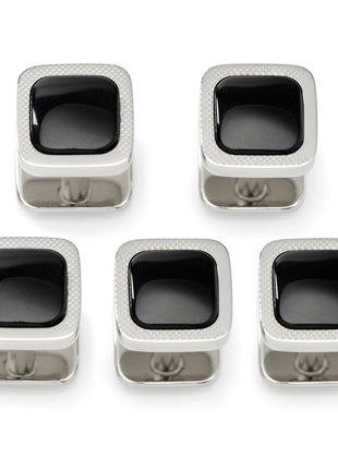 Onyx Cushion Stainless Steel 5-Studs