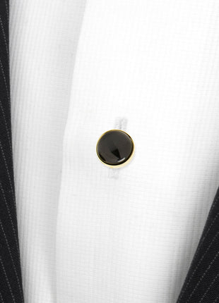 Gold and Onyx 5-Studs