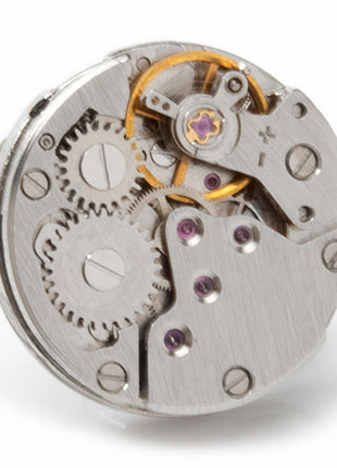 Open Edge Skeleton Watch Movement Lapel Pin