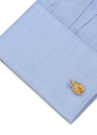 Pineapple 3D Cufflinks