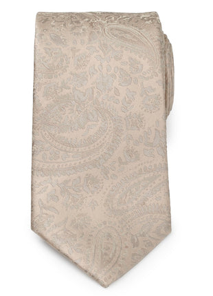 Champagne Paisley Men's Tie