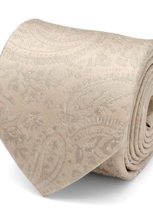 Champagne Paisley Men's Tie