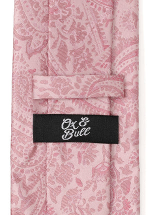 Blush Paisley Men's Tie