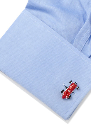 Vintage Race Car 3D Cufflinks