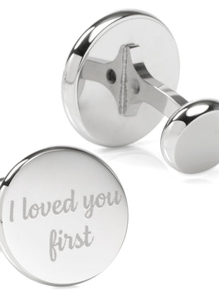 I Loved You First Custom Photo Cufflinks