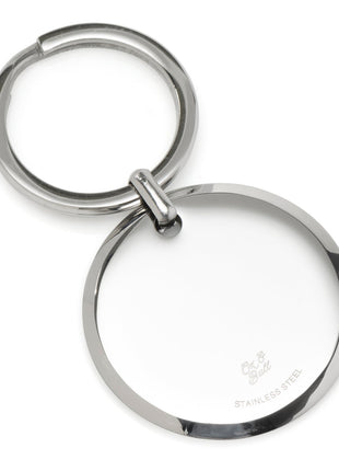 Round Engravable Stainless Steel Key Chain