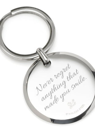 Round Engravable Stainless Steel Key Chain
