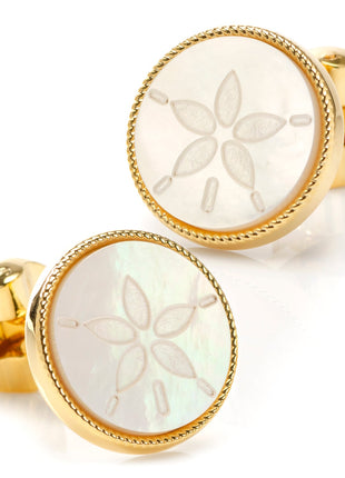 Sand Dollar Cufflinks