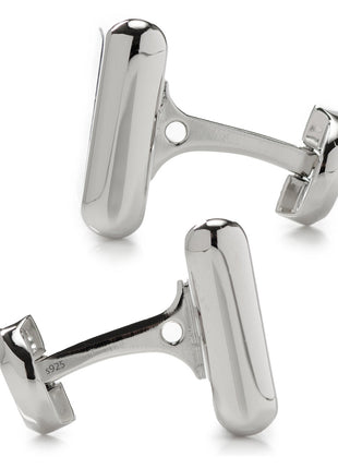 Sterling Silver and Lapis JFK Presidential Cufflinks