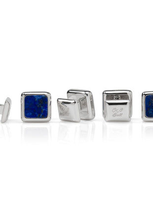 Sterling Silver and Lapis JFK Presidential Studs