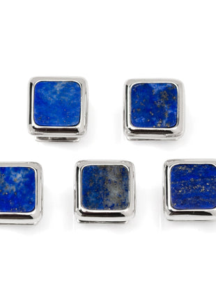 Sterling Silver and Lapis JFK Presidential Studs