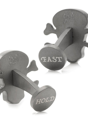 Skull Hold Fast Cufflinks