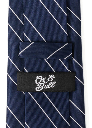 Classic Navy Stripe Men's Tie