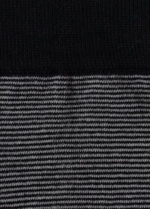 Striped Gray Black Men's Socks