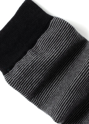 Striped Gray Black Men's Socks