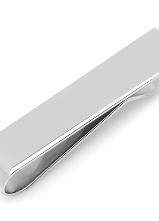 Short Stainless Steel Engravable Tie Bar