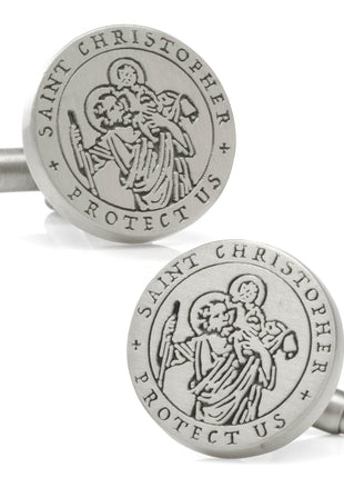 St. Christopher Amulet Cufflinks