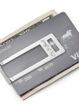 Stainless Steel Cut Out Money Clip