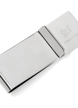 Stainless Steel Engravable Money Clip